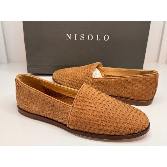 Nisolo Alejandro Woven Slip On – Tobacco – Men’s Size 9.5 - Can be UNISEX - Picture 1 of 10